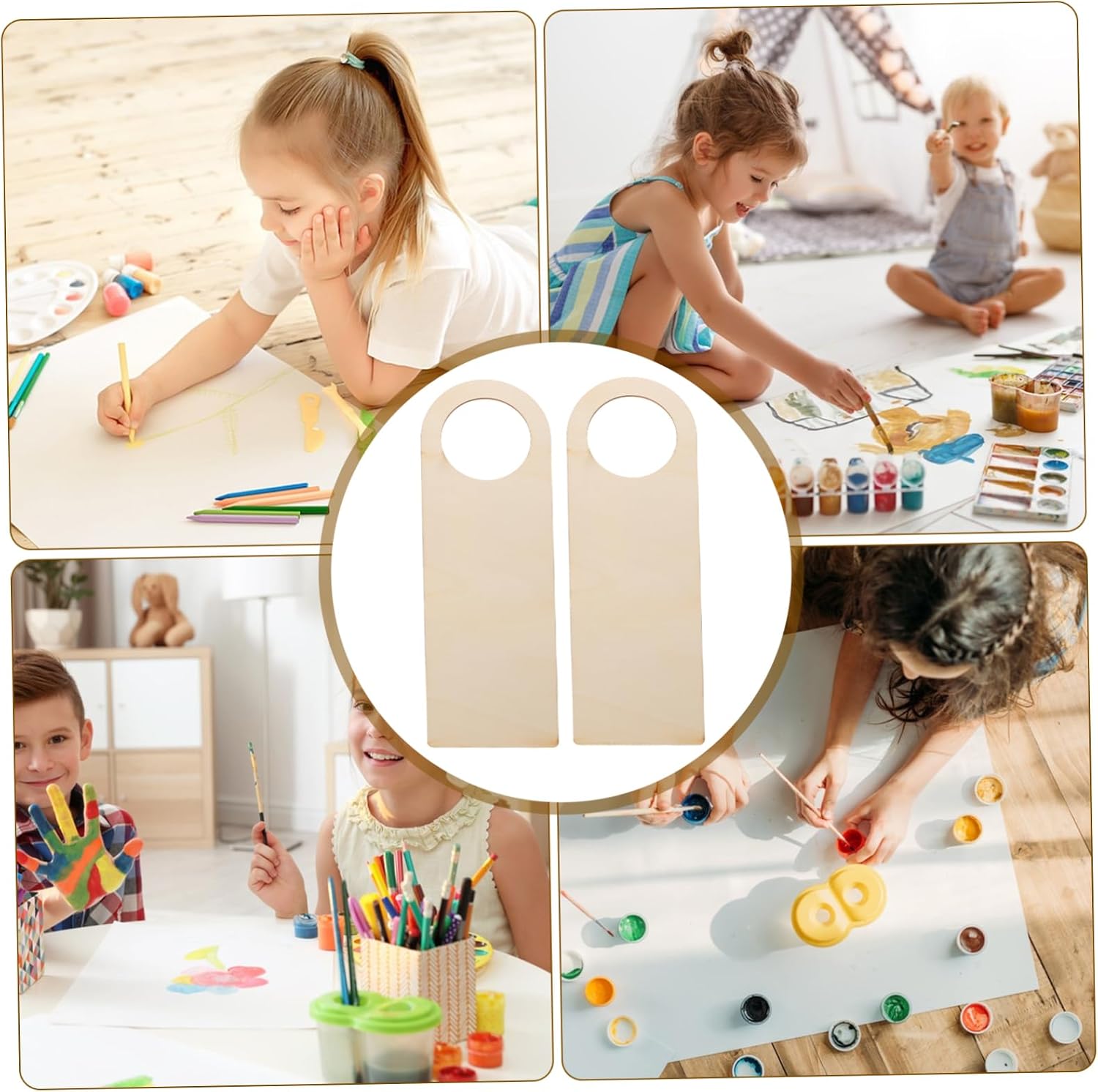 12pcs Rustic Decor Door Hanging Pendants Door Hangers for Home Decor Boys and Girls Hangers