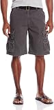 Wrangler Men's Authentics Premium Cargo Short, Anthracite Twill, 32 - 1