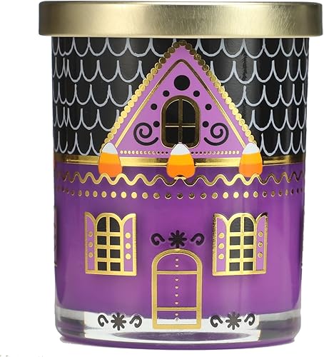 Miniatura 9 de Vela perfumada de calabaza, regalo de otoño y Halloween, 10 onzas, velas en tarro de cera de soja prémium para el hogar (hola)