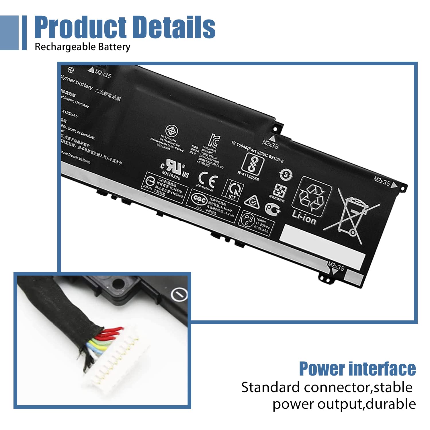 Amazon.com: VANPIR BN03XL Laptop Battery Replacement for HP