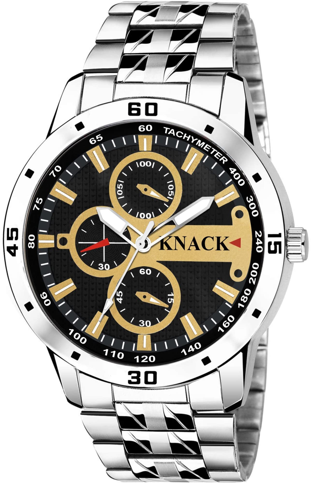 WANTON Shiny Stainless Steel strap attractive design analog watch for mens-(PO1).(P_C_B_9121) (Black) (B0C1ZVT2Y9) Amazon Price History, Amazon Price Tracker