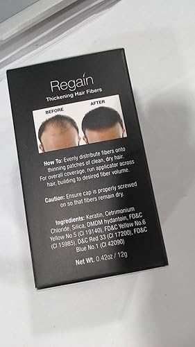 Miniatura 2 de Absolute New York Regain - Fibras capilares engrosadas, medianas, negras, accesorios para el tratamiento del cabello para mujer