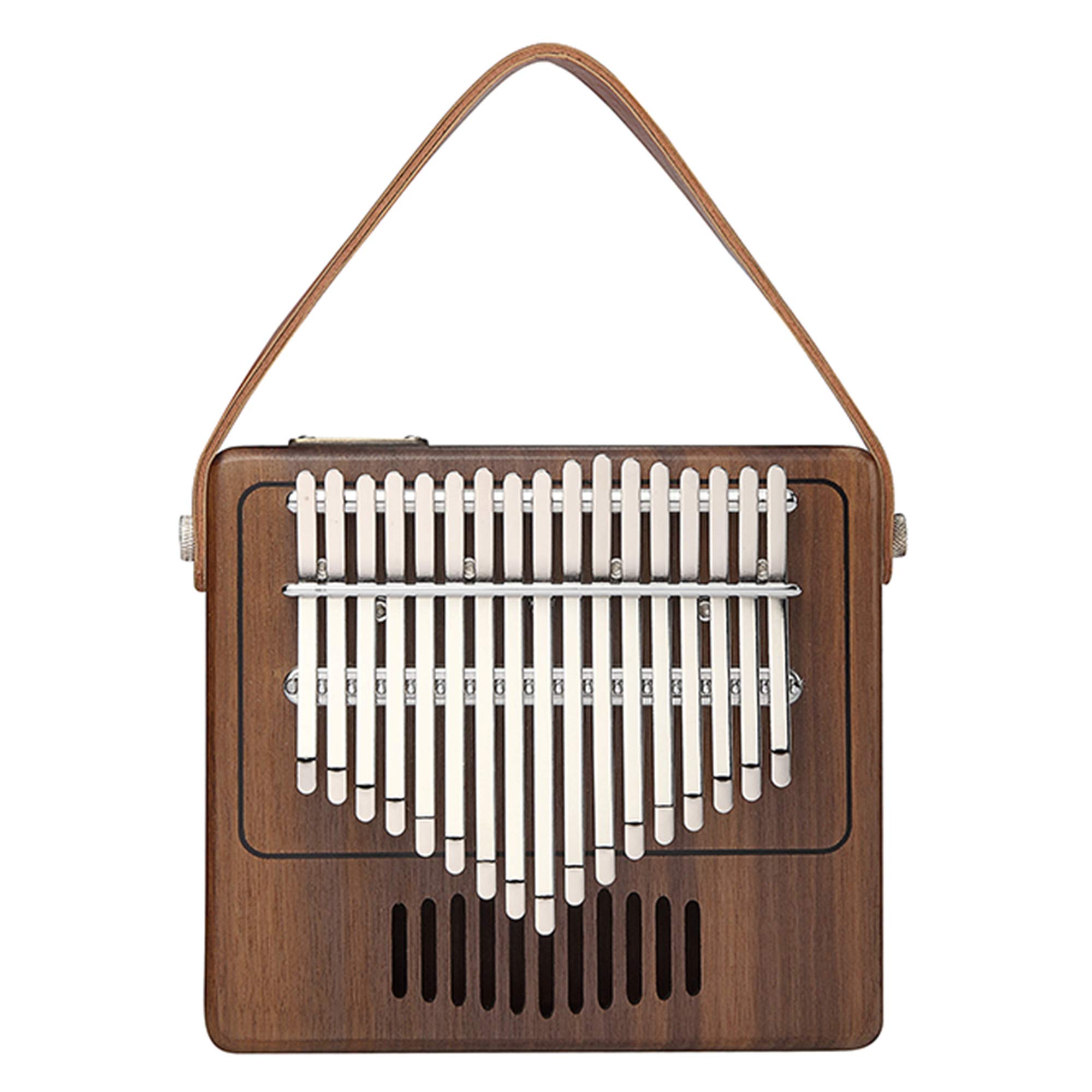 Kalimba 17 Tasti Thumb Piano Alta qualità in Legno di Mogano Mbira Body Musical Instruments Kalimba Piano Music Box Creativo