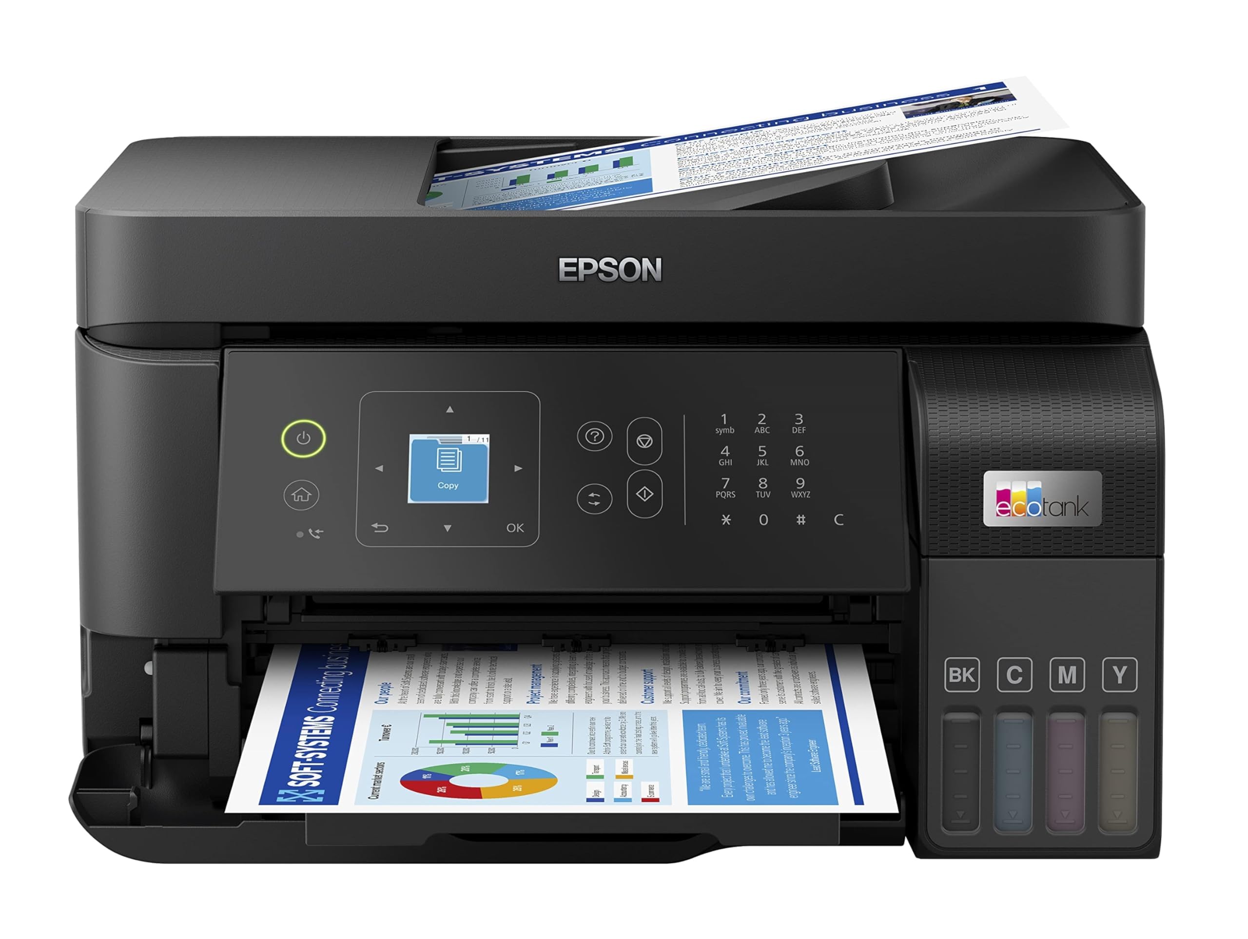 Epson Impresora multifunción EcoTank ET-4810 A4 con depósito de Tinta, conexión Wi-Fi y hasta 3 años de Tinta incluida