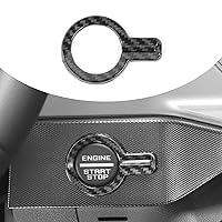 Vista 8 de Linskip Anillo de botón de arranque compatible con Ford Bronco 2021-2025, cubierta del botón de arranque del motor para accesorios interiores Bronco