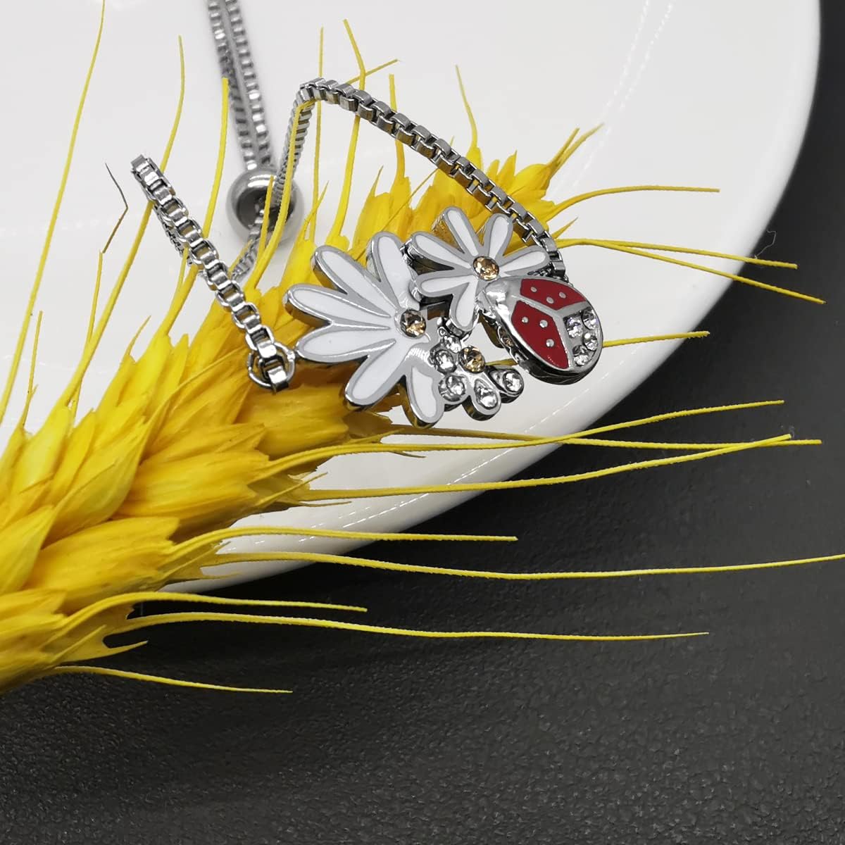 Good Luck Ladybug Bracelet for Women - Coworker Leaving Farewell Gift, Retirement Jewelry We Will Miss you! Bracelet - Image 3