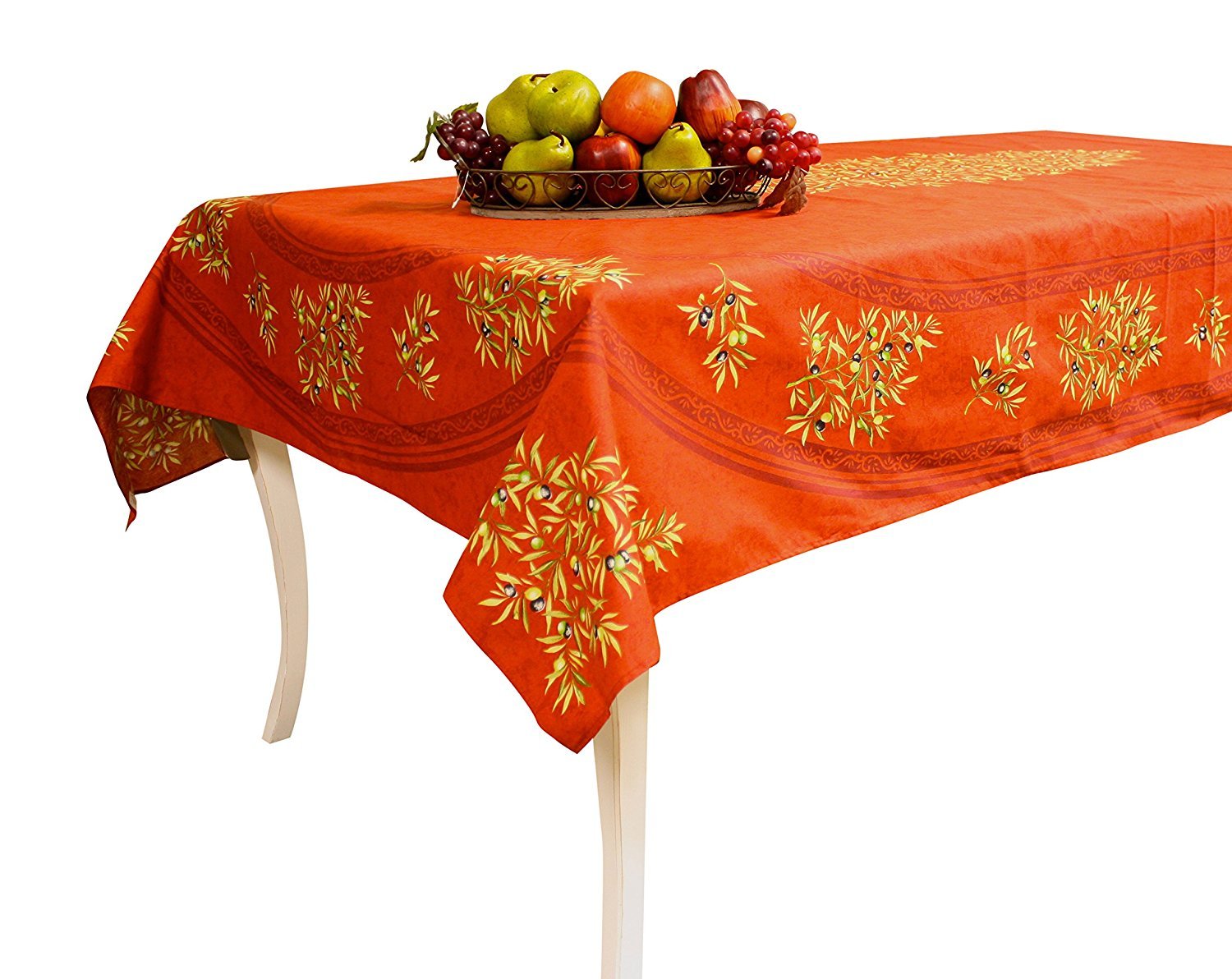 南仏 オリーブデザインのテーブルクロス ramatuellevertrondephotostyleh