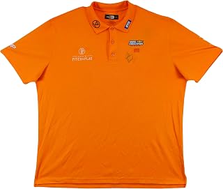 John Daly Authentic Signed Match Worn Orange Loudmouth Polo Shirt BAS #BK84782