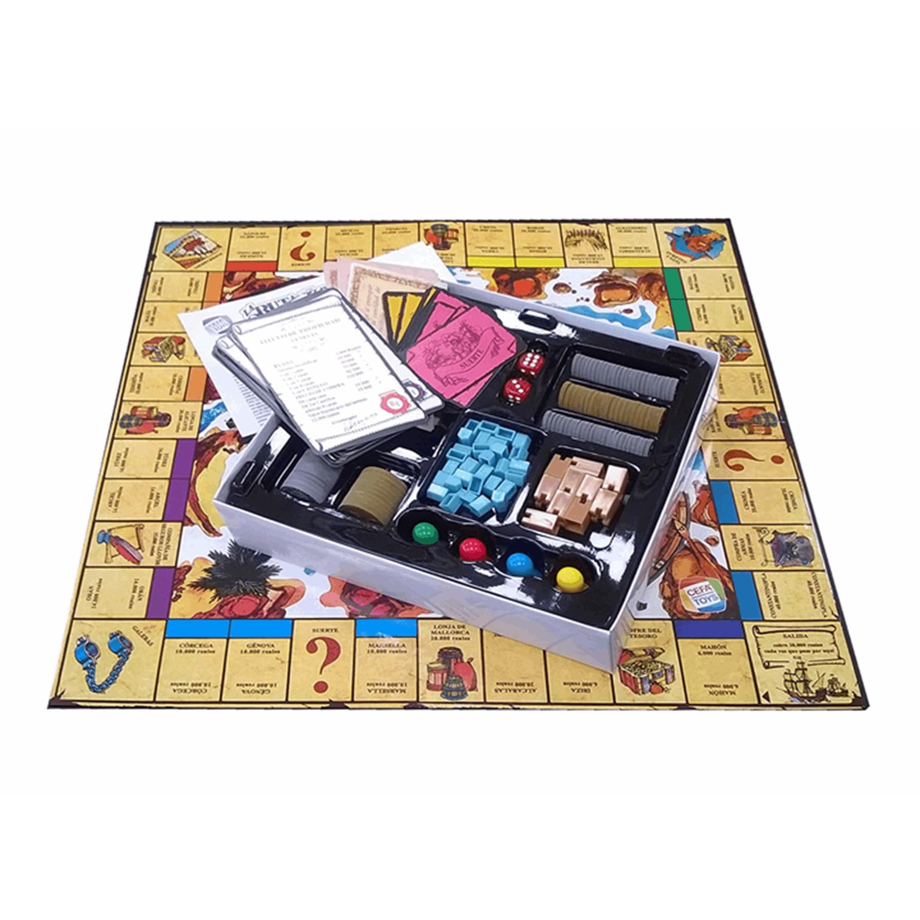 Cefa Toys Gioco Da Tavolo La Rotta Del Tesoro - Gioco Di Commercio E Pirateria Per 2-4 Giocatori, Dagli 8 Anni In Su, Edizione Classica - 3