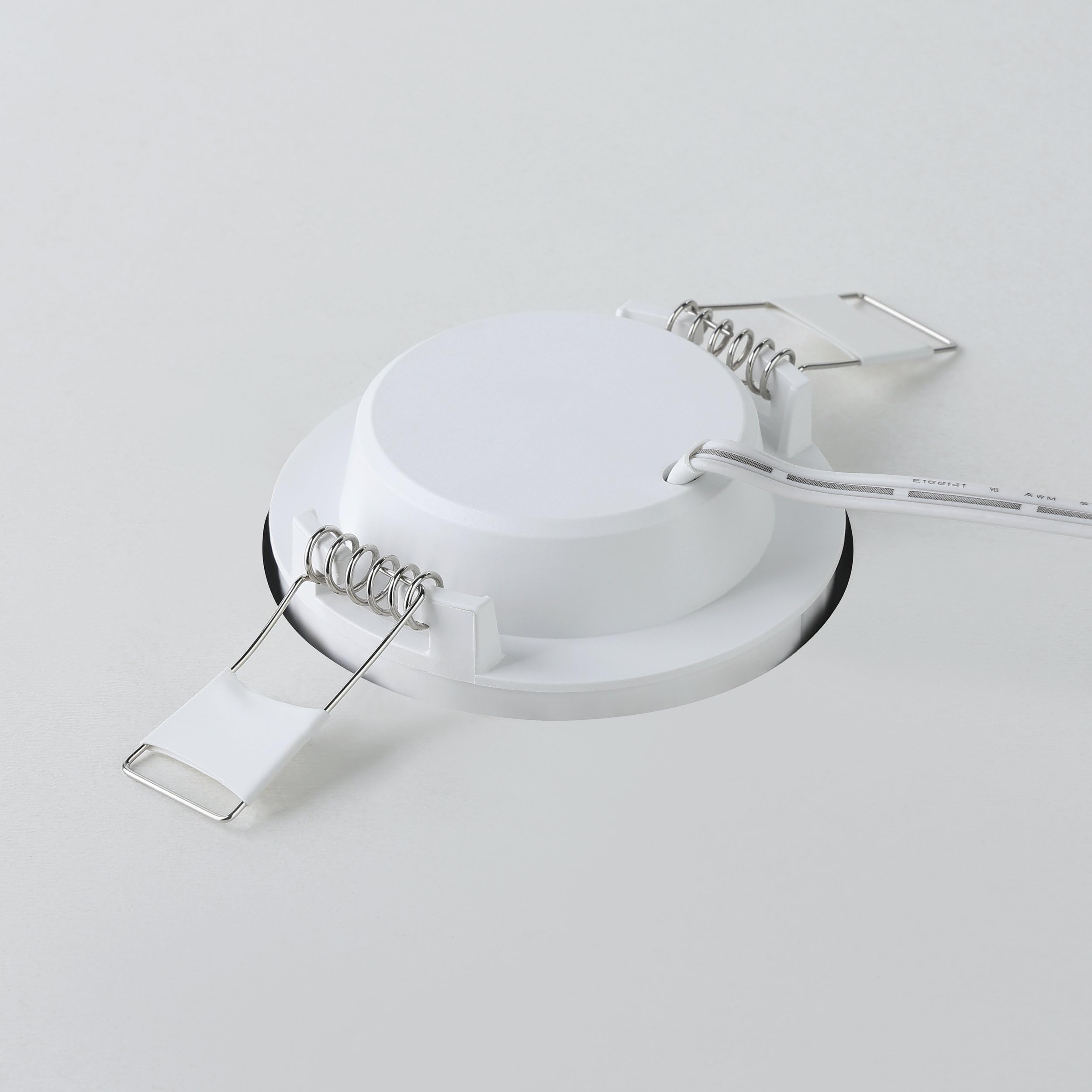 EGLO connect.z Smart-Home 3er-Set LED Bad-Einbaustrahler Fueva-Z, Ø 85 mm, ZigBee, App und Sprachsteuerung Alexa, warmweiß-kaltweiß, dimmbar, 3 Metall Einbauspots nickel-matt, IP44