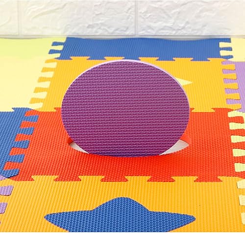 Miniatura 4 de Tamiplay Tapete de juego de espuma para niños, 25 piezas cuadradas entrelazadas, tapete de juego para bebé, tapete de espuma para niños pequeños con