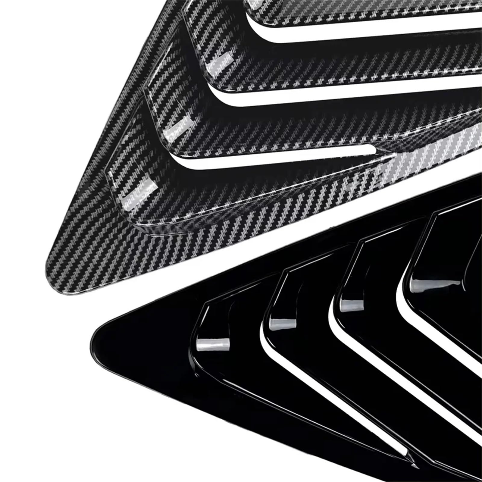 Spoiler Migawki Tylnej Szyby Pasuje do żaluzji tylnej szyby samochodu Audi Q3 F3 Sportback 2019+ Włókno węglowe, błyszczący czarny, wylot powietrza, materiał ABS(Carbon Fiber Look)
