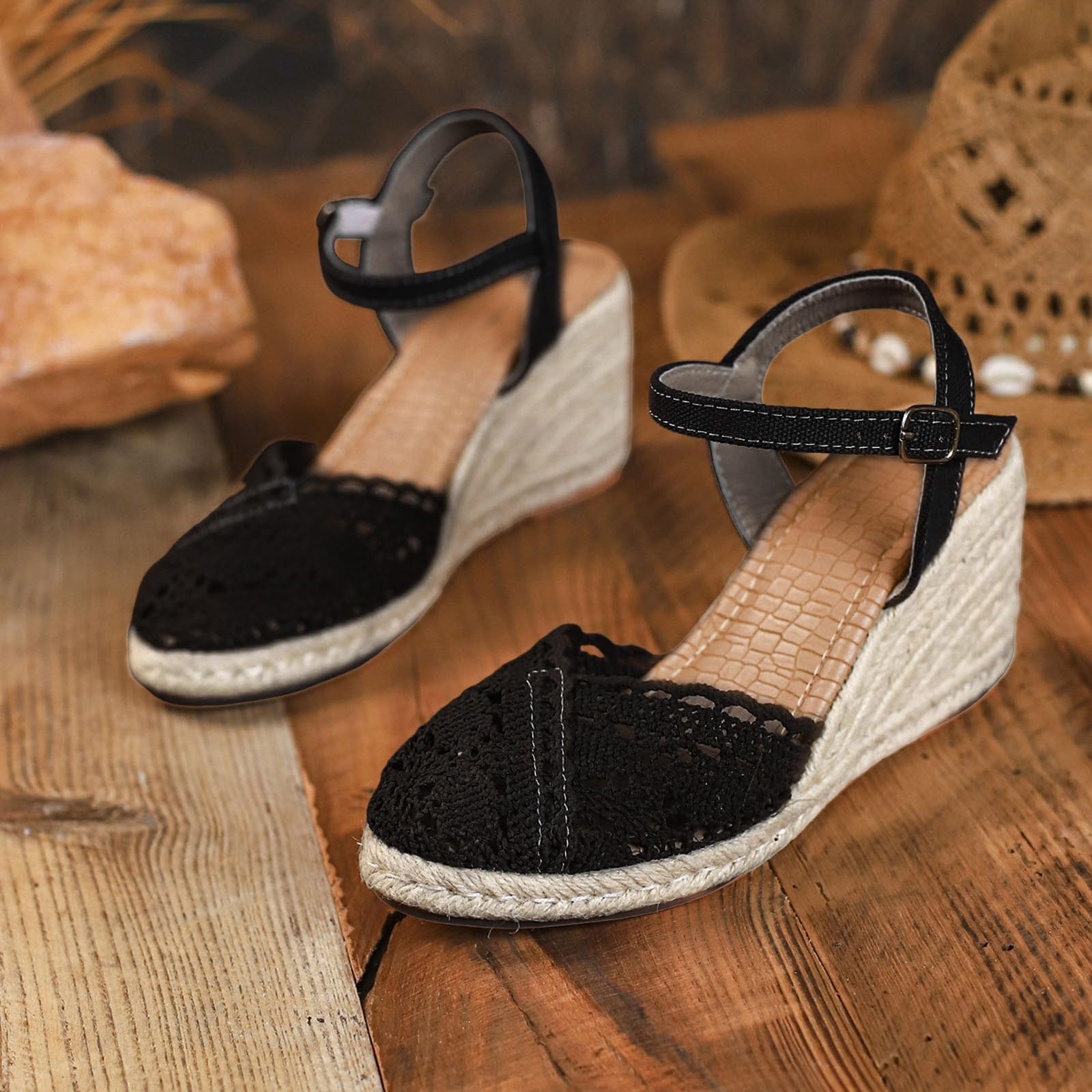 Sandalias Cós Para Mujer Sandalias Para Mujer Mules De Cuero Cós De Verano Modernas Con Cuña Y Pantuflaspremium Sandaliasde Verano Con Anti Transpirables Estilo Bohemio Punta Abierta Y Tacón Bloque