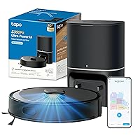 Tapo RV30 Max Plus Robot Aspirapolvere Lavapavimenti con Mappatura 5300Pa
