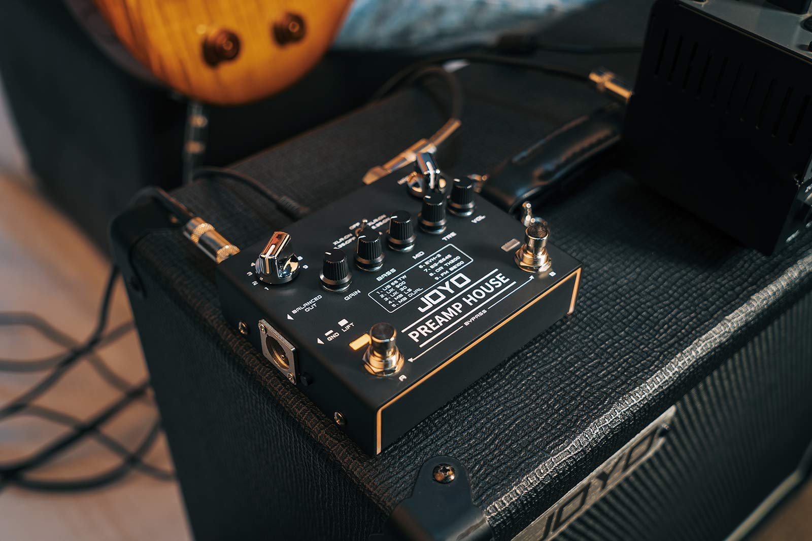 JOYO-R15 Preamp House - 18 simulatori di amplificatori per chitarra in 1 effetto a pedale