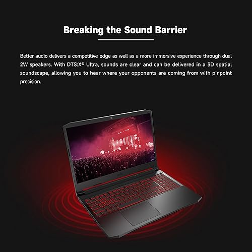 Miniatura 4 de Acer Nitro 5 Laptop para juegos  Intel Core i5-11400H (Beats i7-9750H)  Pantalla IPS FHD de 15.6 pulgadas de 144 Hz  GeForce GTX 1650  Wi-Fi 6