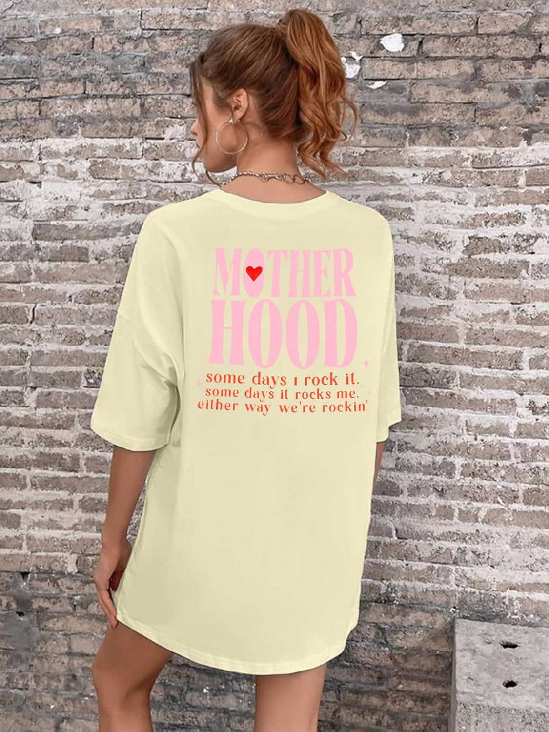 Mama Shirts Oversized Mom Shirt Motherhood Tshirt Just A Mom Skeleton Tee Top - Image 4