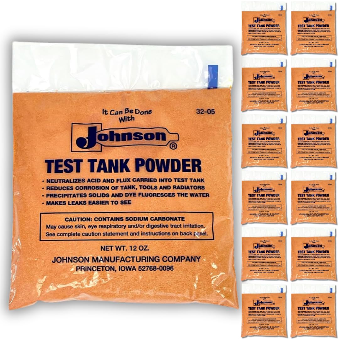 Plasma Table Green Cutting Fluid Powder & Radiator Repair Test Tank Cleaner - 12 Bags, 12 Oz Each, 144 Oz Total - Green Fluorescent Dye for Leak