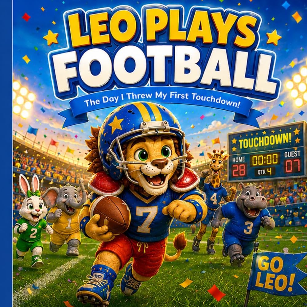 LEO PLAYS FOOTBALL: The Day I Threw My First Touchdown! (Leo Books Series)