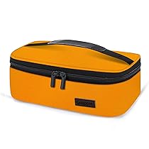 Gloppie – Mini Lunch Box Piccola Borsa per il pranzo per gli uomini Donne – Isolato LunchBox Termico Pranzo Scatole Pranzo Secchio Bento Box contenitori per alimenti Riutilizzabili Panini Box,Arancia