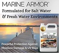 Vista 3 de Seal It Green Xtreme Marine Sellador de madera Protección de madera no tóxica a base de plantas para terrazas, muelles y valla de madera