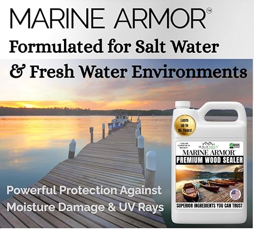 Miniatura 2 de Seal It Green Xtreme - Sellador de madera transparente a base de plantas, no tóxico, seguro que protege tu muelle de madera, valla de cubierta o