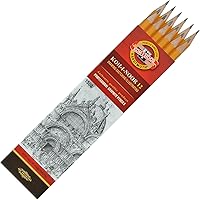 Vista 2 de KOH-I-NOOR 12 lápices profesionales de grafito. 1500/HB