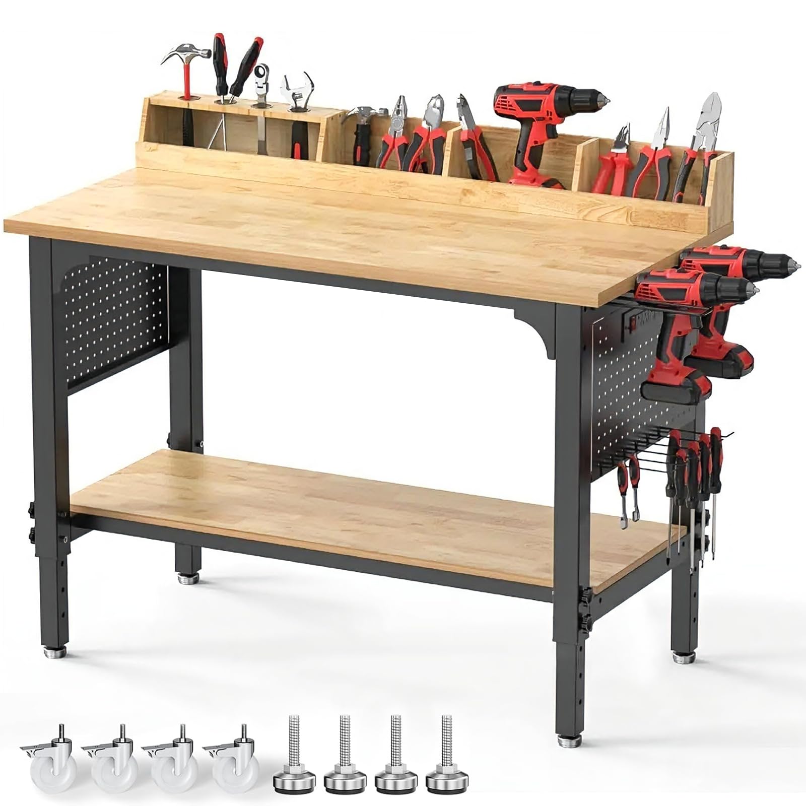 NORTHSKY Heavy Duty Work Bench Work Table for Garage (48in with 2