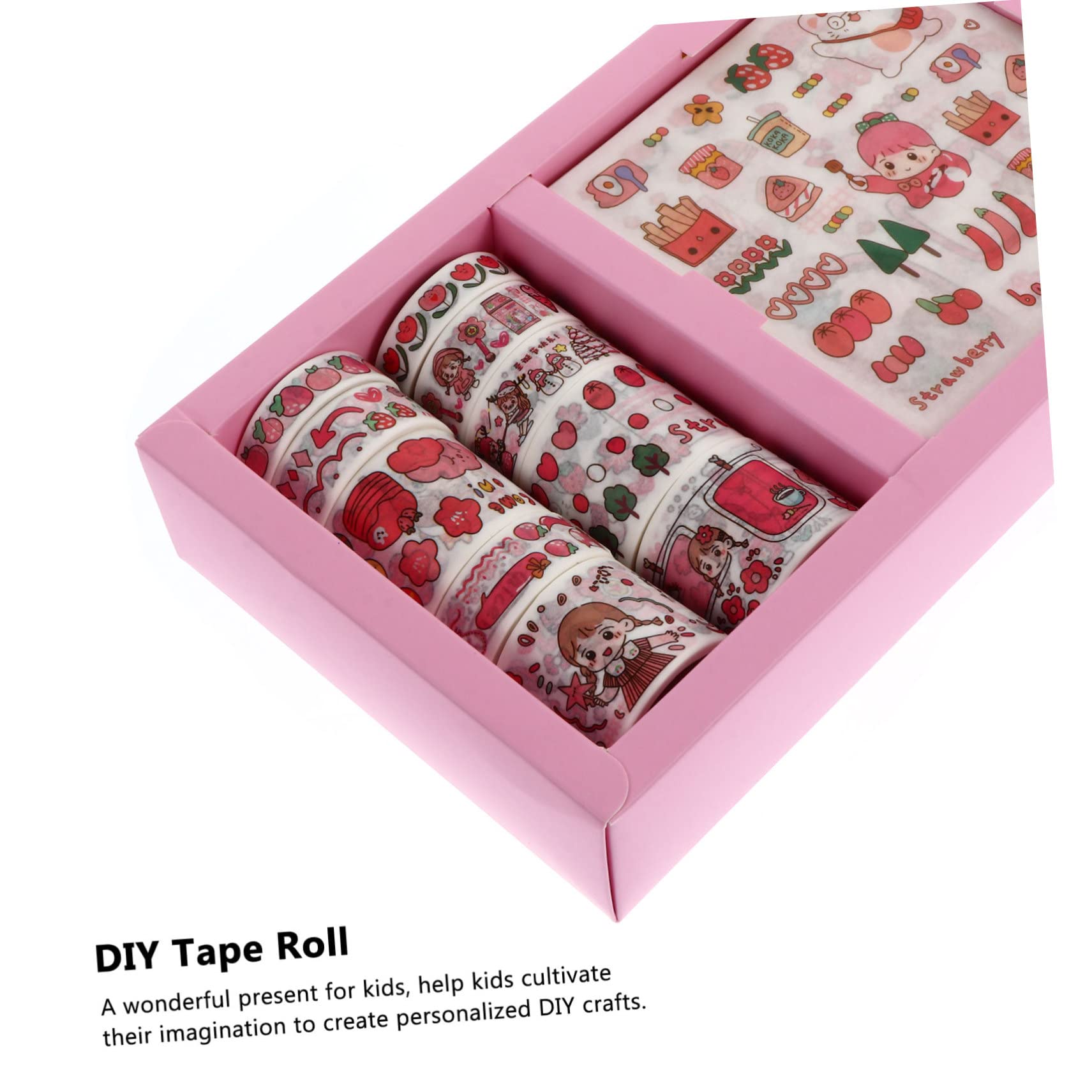 EXCEART 3sets Adesivi Washi Decorativi Per Scrapbooking Di Nastro Autoadesivo Con Motivi Carini Cancelleria Creativa Per Album e Progetti Fai Te