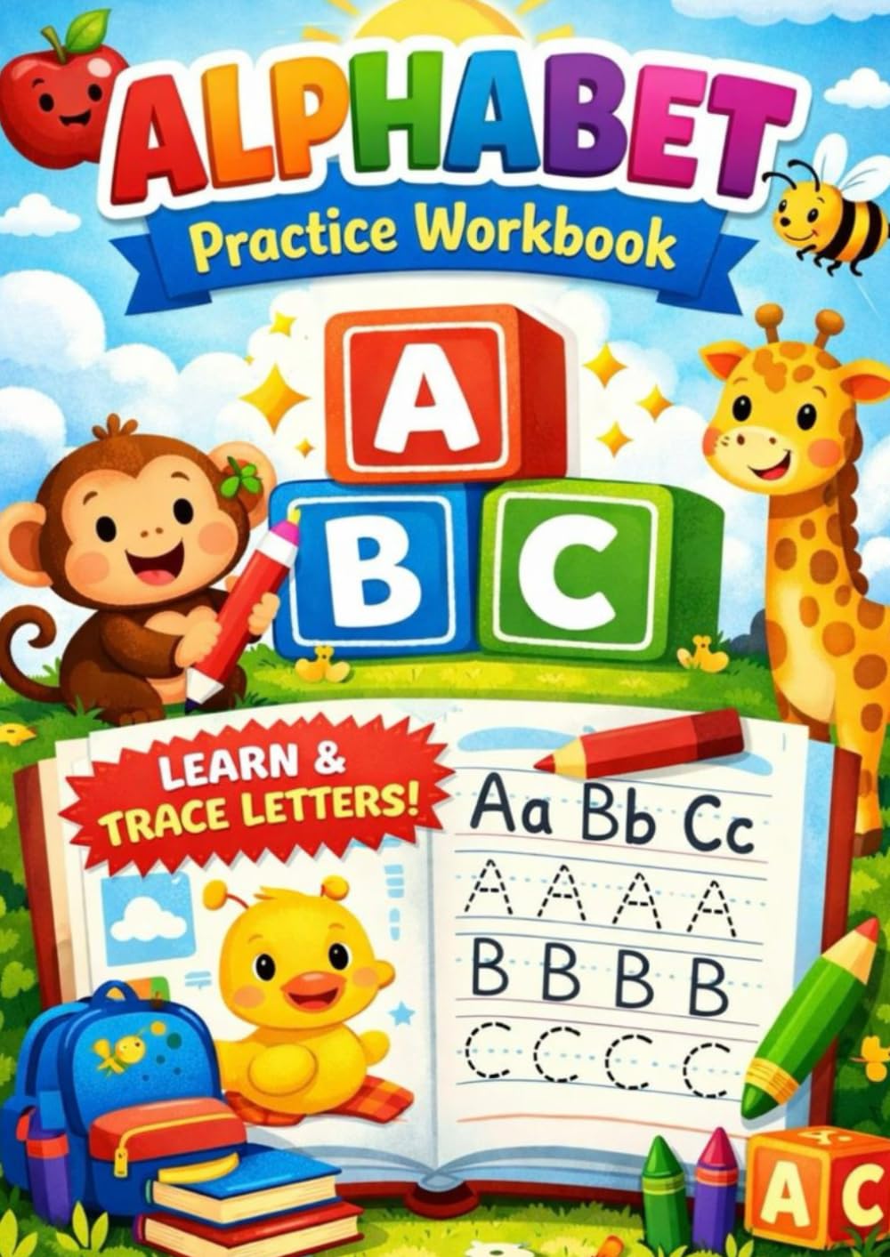 Alphabet Practice Workbook: ABC Alphabet Bok