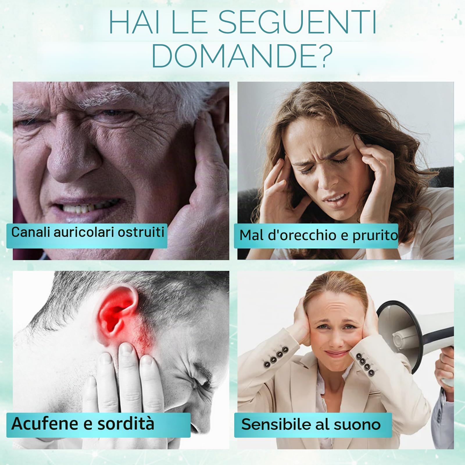 Sollievo per l'acufene, gocce auricolari per l'acufene, efficace contro l'acufene acuto e cronico, sollievo da acufene e ronzio per le orecchie, rilascio