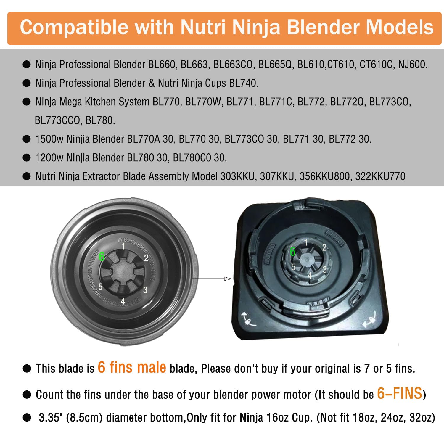 Ninja BL663CO blade assembly plastic crack inspection