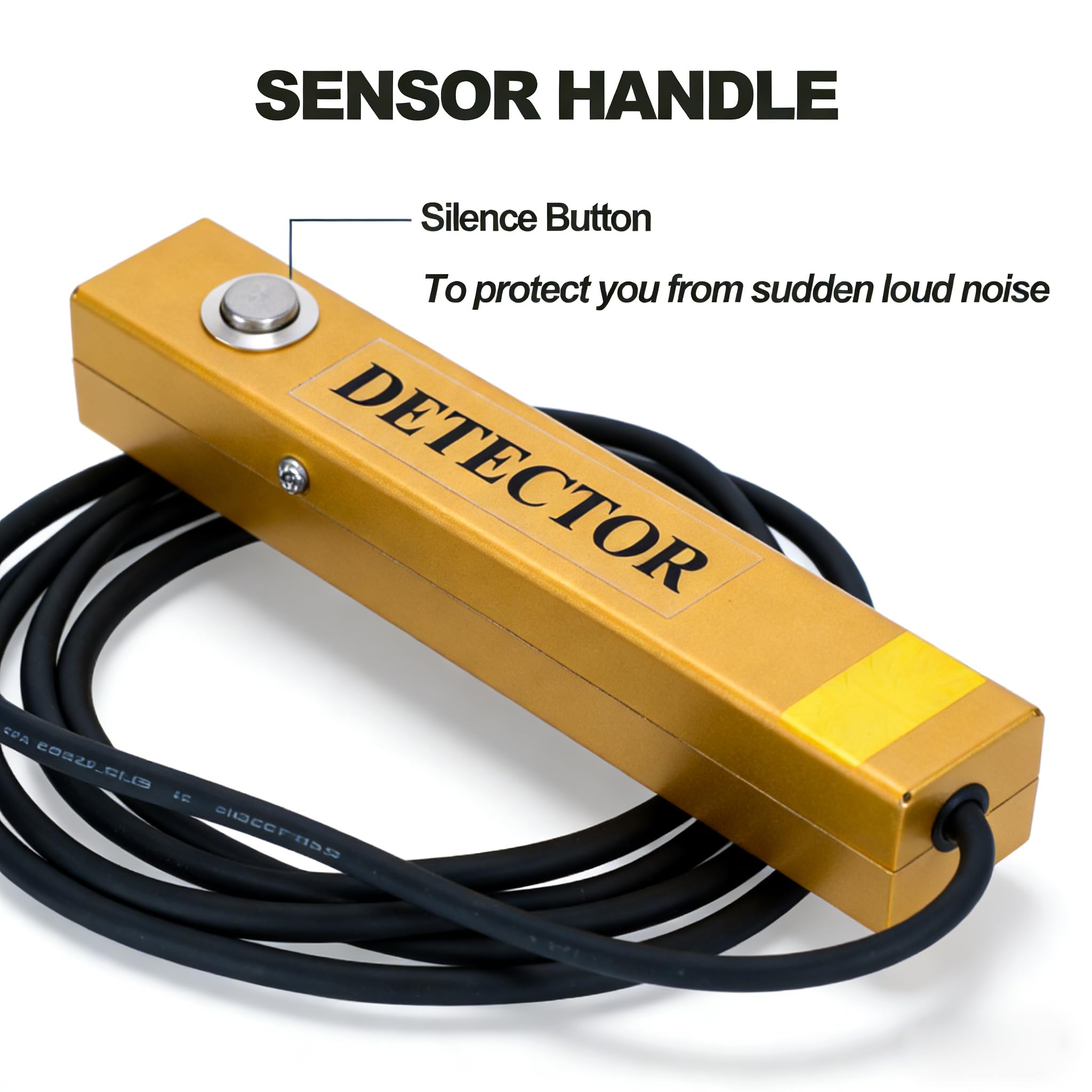 Detector de fugas de agua subterráneo, detector de fugas de tubería de agua, monitor localizador de sensor de fugas de pantalla digital, auriculares con cancelación de ruido, sensibilidad ajustable