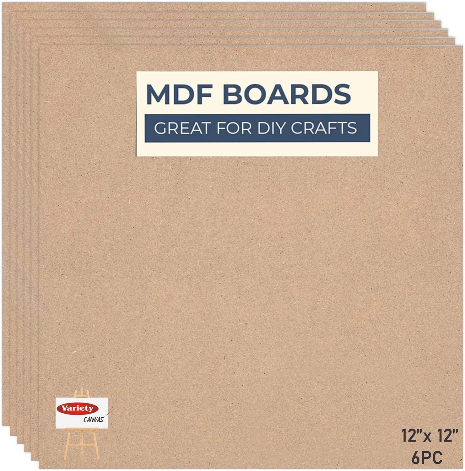 KIRA Store 6 Piece A4 Size MDF Boards for Art and Craft, Wood MDF Sheets for Craft Work, DIY MDF Cutouts (12X12)-picture-32