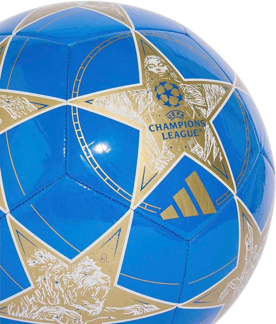 Adidas UEFA Champions League Club Soccer Ball JP1535, Unisex Soccer Footballs, Blue, 5 EU