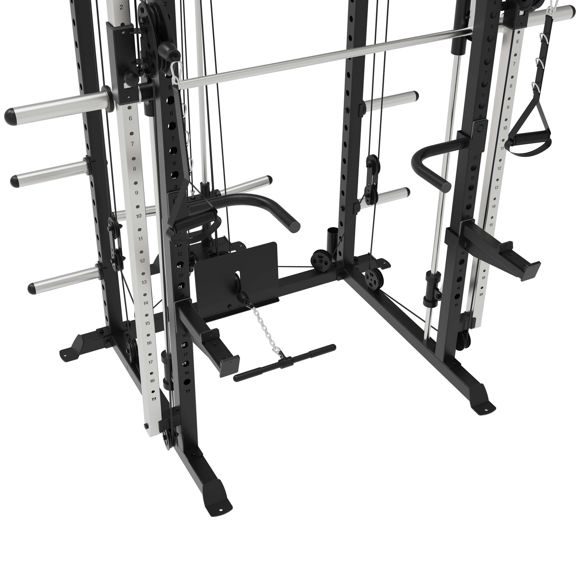 Tunturi SM90 Kraftstation - Fitness-Homegym - Fitnessgerät - Kompakt für den Heimgebrauch - Smith Machine - Full Smith - Kompakt - Inkl. kostenloser Fitness-App