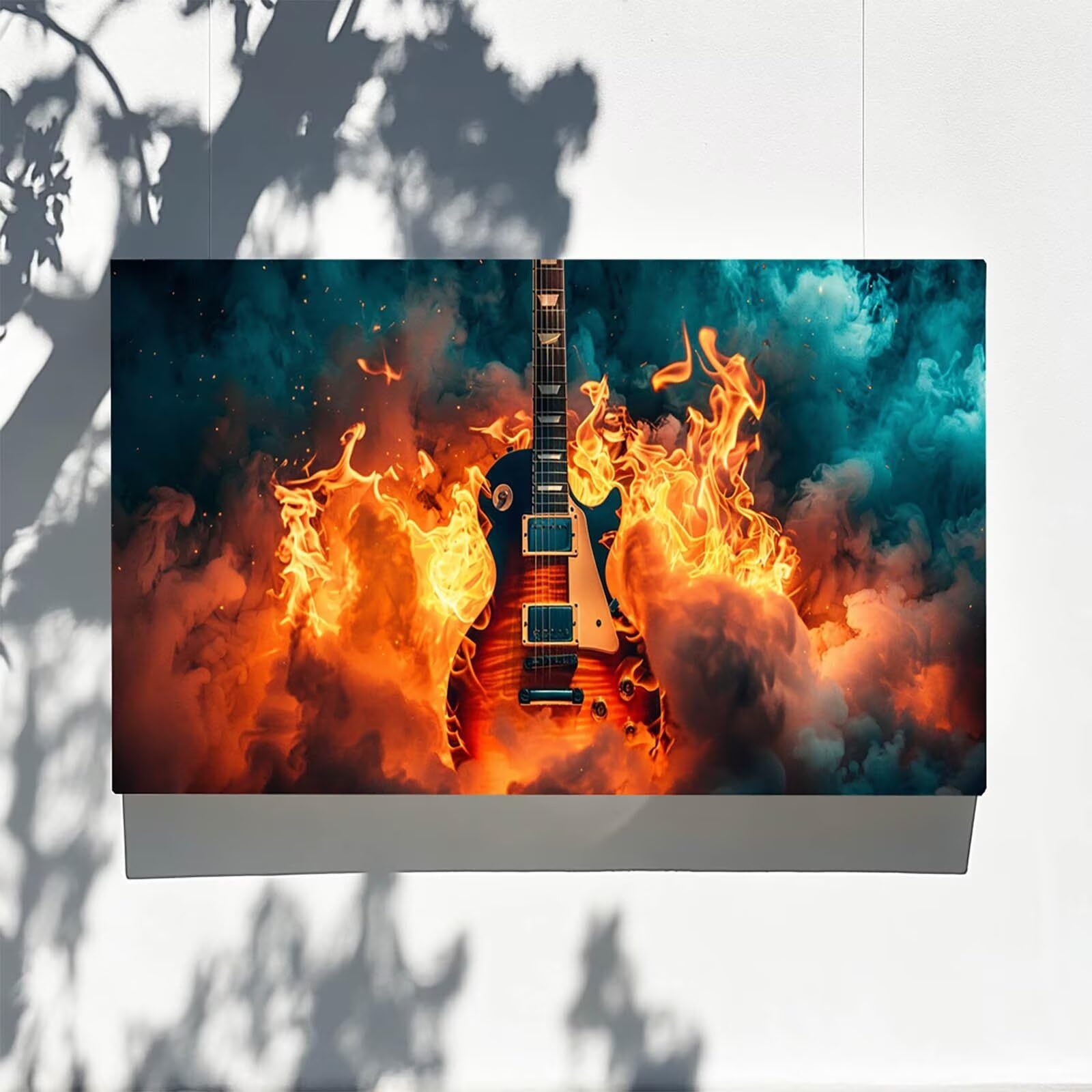 Pintar por Numeros Adultos Flamear, Pintar por Numeros Niños Kit Manualidades Adultos Guitarra Cuadros para Pintar por Numeros Pintura Acrílico, Cuadros Decoracion Salon Modernos 80X160cm 7w-M-D