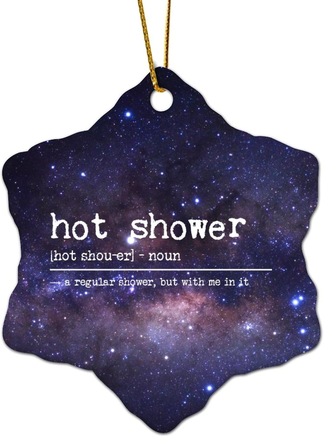 Hot Shower Christmas Ornaments 2023 Hot Shower Definition Typography Christmas Decorations for Tree Word Definition Ornaments Party Holiday Hanging Decorations Pendant