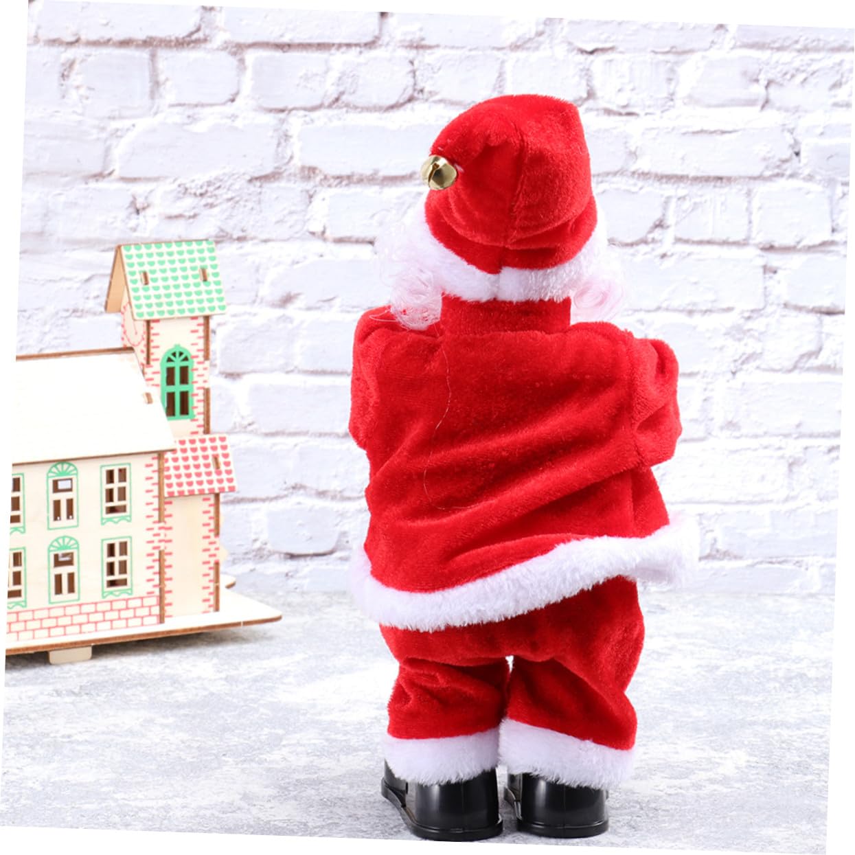 Muñeco Eléctrico de Papá Noel con Sonidos y Movimiento, Juguete Navideño de Plástico y Tela para Niños en Navidad Salón Varios Estilos