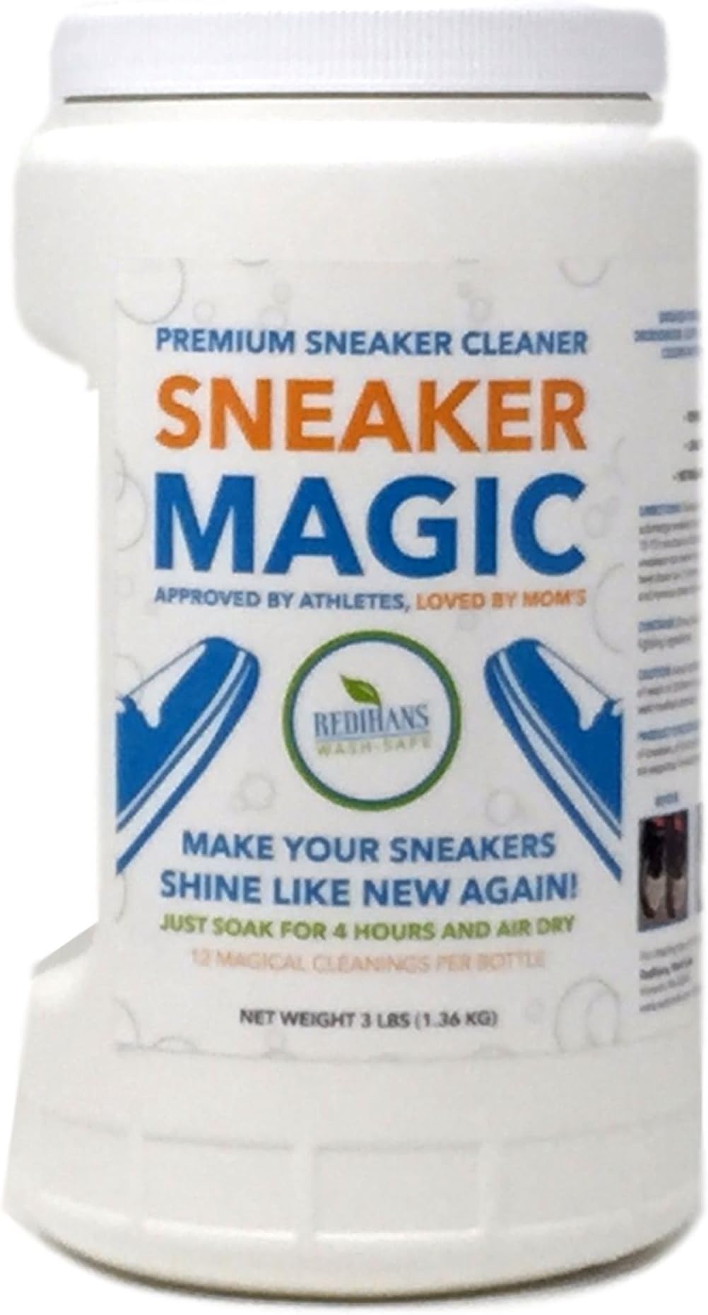 WS-SM-3LB Sneaker Magic Premium Sneaker Cleaner, 3lb Bottle