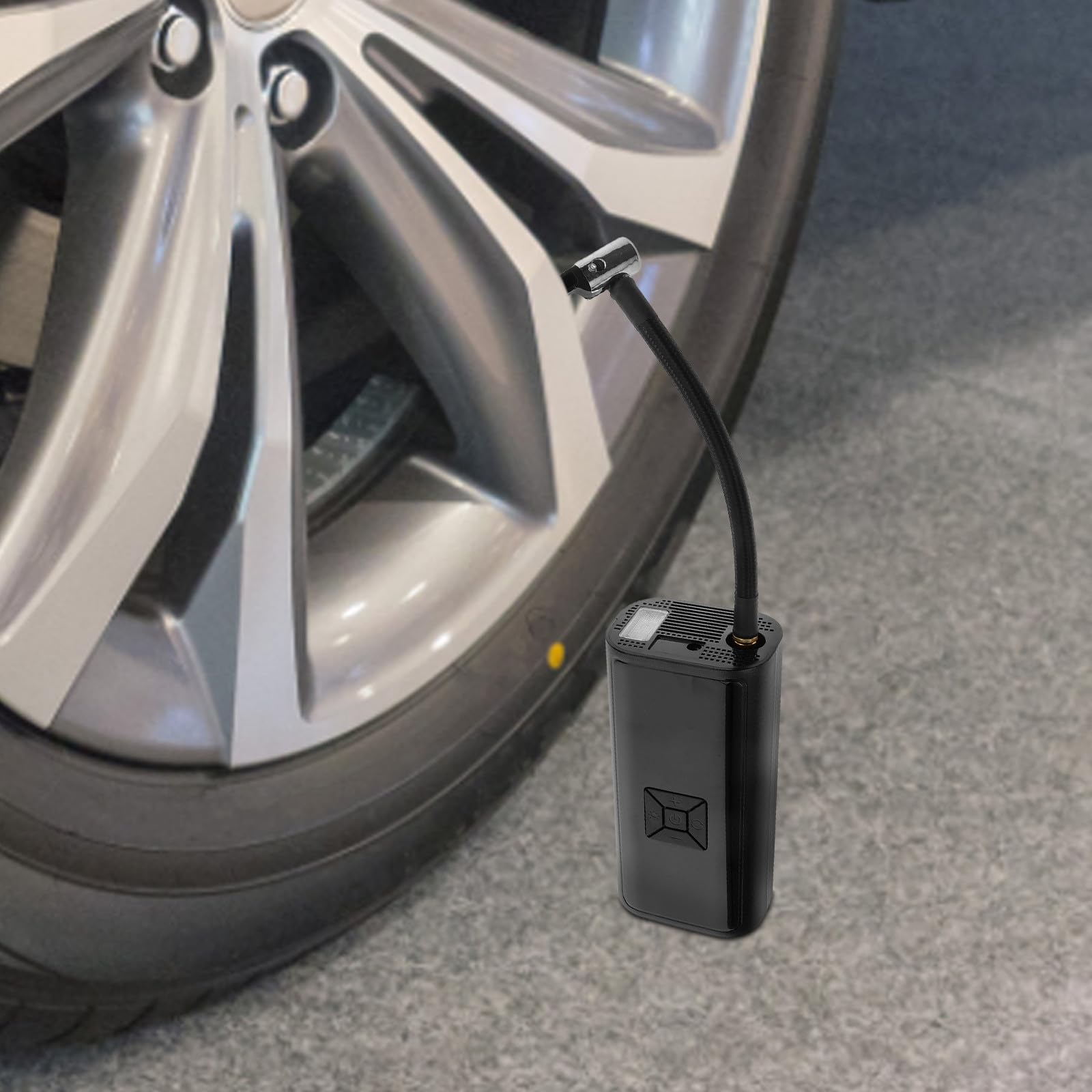 Inflador Portátil de Neumáticos Digital para Coche y Bicicleta, 60w