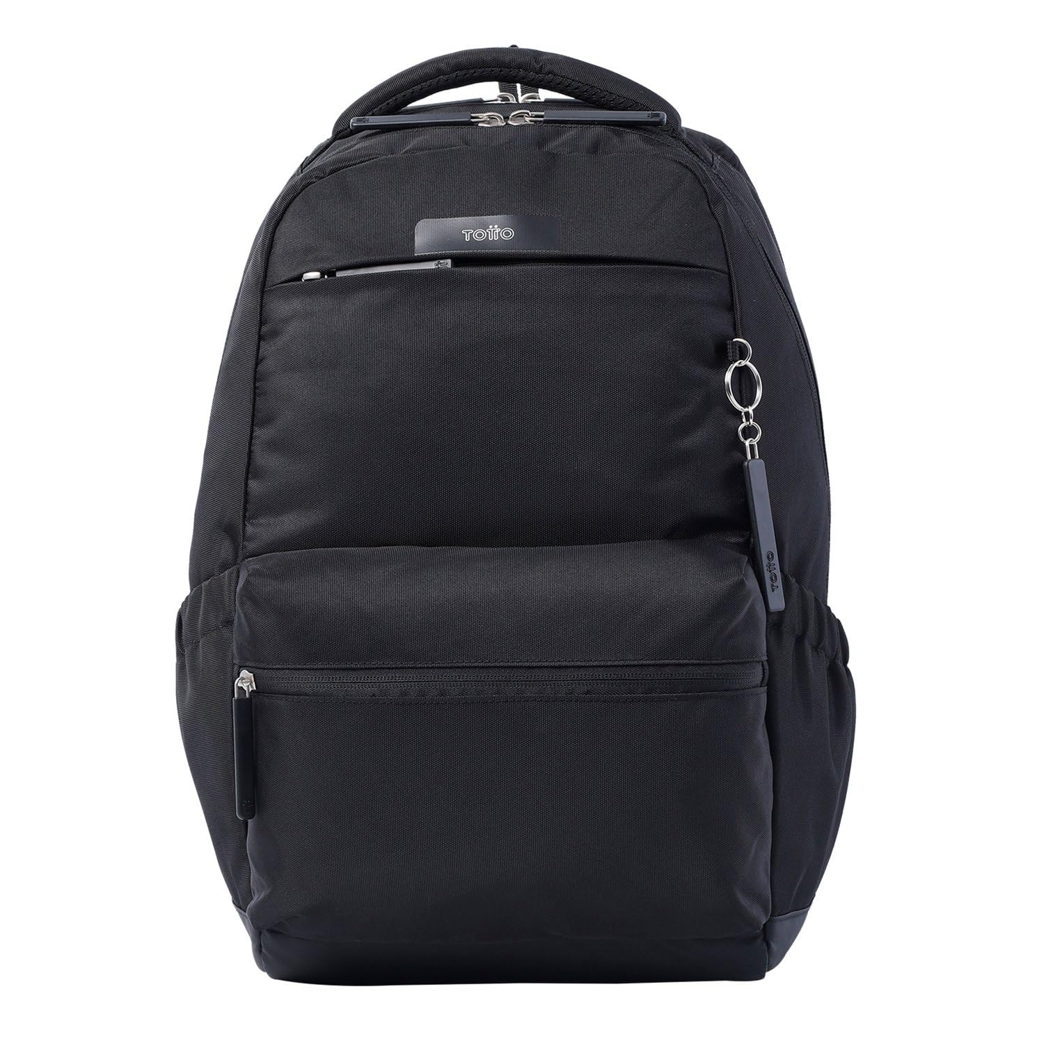 TOTTO - Mochila para Ordenador Portátil de 16 Pulgadas, Modelo Comfort, Capacidad 24 L, 2 Compartimentos, Bolsillos Botella, Correa para Maleta, Espaldar Ergonómico, Color Negro