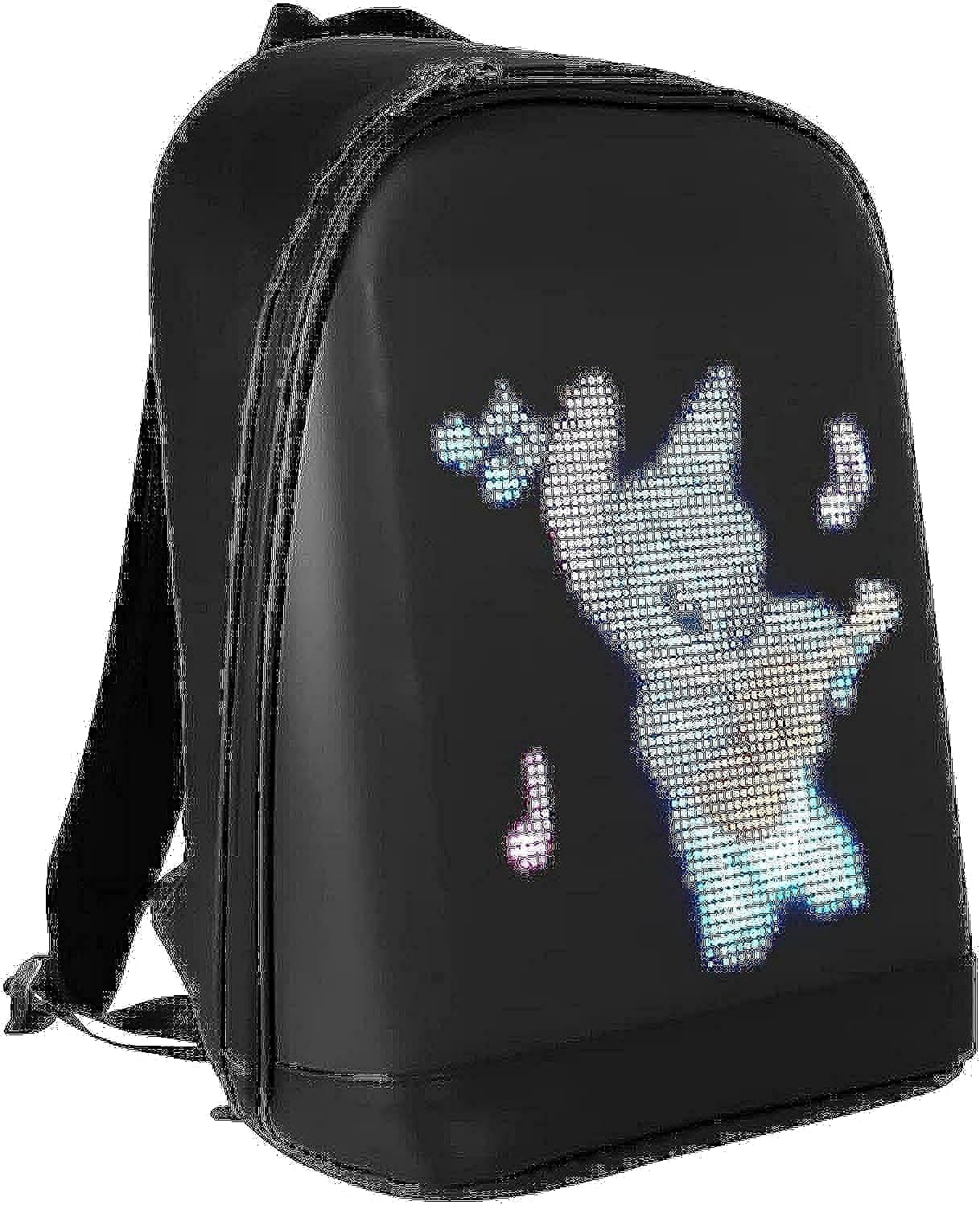 CRONY T2 Ad Led Display Backpack Light Screen Waterproof Smart Back Packs Bag Led Display Backpack With Led Screen