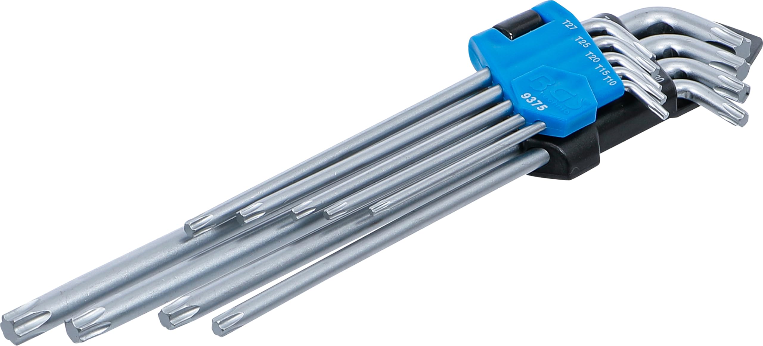 BGS 9375 | L-Type Wrench Set | extra long + extra short | T-Star (for Torx) T10 - T50 | 9 pcs.