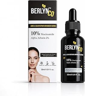 Acne Care &amp; Dark Spot Corrector | 10% Niacinamide + Brightening Actives Face Serum | Oil Control, Pore Minimizing &amp; Even S...