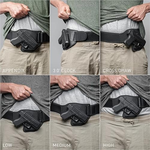 Miniatura 5 de Low-Pro - Banda para el vientre compatible con Glock, 43x, diestro, extragrande