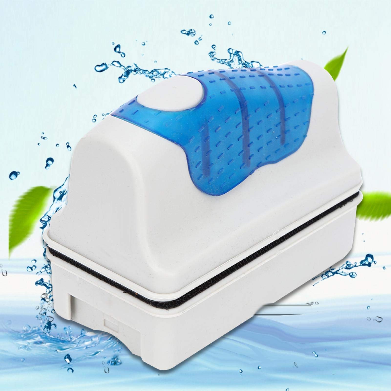 Raschietto per Acquario, detergente per lavavetri Magnetico per Vetro Detergente per Vetro a Doppio Lato per Acquario Detergente Magnetico per la Pulizia dell'acquario(XL)