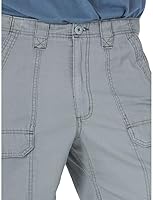 Vista 5 de Wrangler Authentics Pantalones cortos de lona para senderismo para hombre