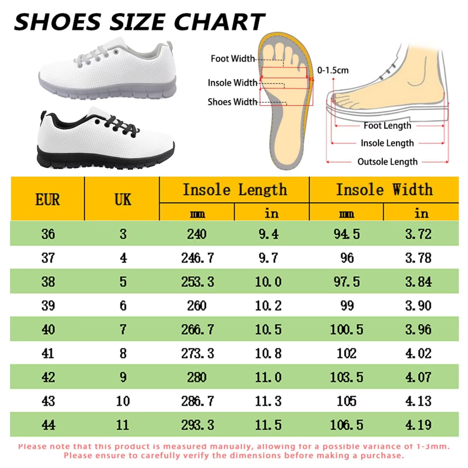 Binienty Scarpe da ginnastica da donna, con lacci, da corsa, camminata, tennis, con memory foam