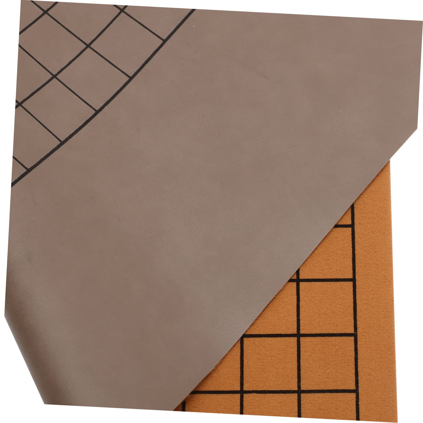 Toddmomy 2Pcs Folding Go Chessboard Dual Sided Travel for Adults Lightweight Portable Design Safe Edges for Easy Use